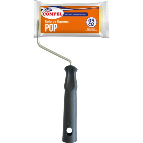 Rolo De Espuma Compel 9Cm - Kit C/12 Pecas Rolo De Espuma Compel 9Cm - Kit C/12 Pecas