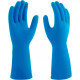 Luva Borracha Mucambo Azul Pro 137 Lisa Antiderrapante - 6-P