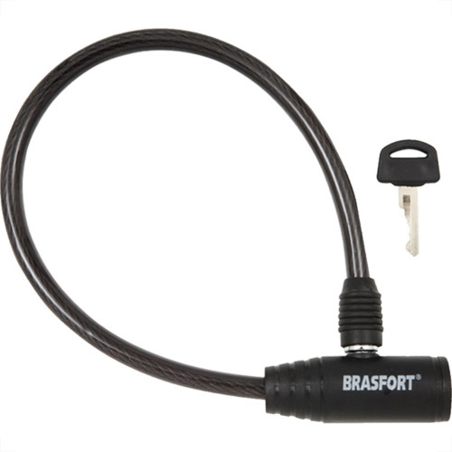 Cadeado Para Bicicleta Brasfort Com Chave 8Mm X 40Cm - 7015 Cadeado Para Bicicleta Brasfort Com Chave 8Mm X 40Cm - 7015