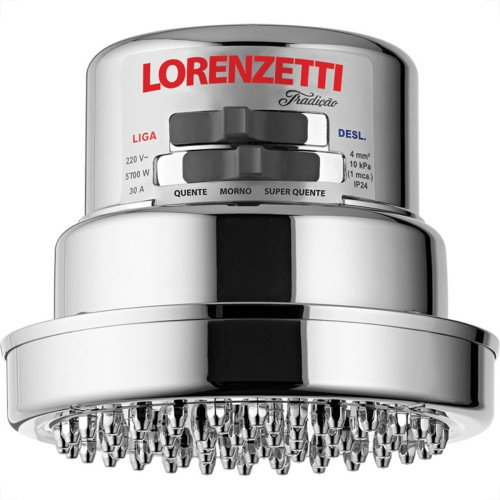 Chuveiro Lorenzetti Tradicao 220V Chuveiro Lorenzetti Tradicao 220V