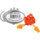 Protetor Auditivo Ump Silicone Laranja Com Cordao - Kit C/20 Pecas Protetor Auditivo Ump Silicone Laranja Com Cordao - Kit C/20 Pecas