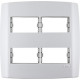 Placa Conjunto Modular Slim 4X4 - 2 Modulos + 2 Modulos Separados Com Suporte 83070 Placa Conjunto Modular Slim 4X4 - 2 Modulos + 2 Modulos Separados Com Suporte 83070