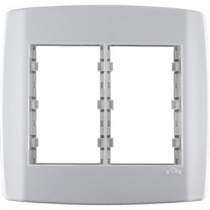 Placa Conjunto Modular Slim 4X4 - 3 Modulos + 3 Modulos Juntos Com Suporte 83090