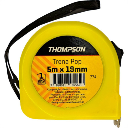 Trena Thompson Color Pop Com Trava 5Mx19Mm Trena Thompson Color Pop Com Trava 5Mx19Mm