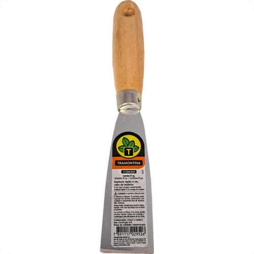 Espatula Tramontina Aco Rigido Cabo Madeira 4Cm - 77394/045