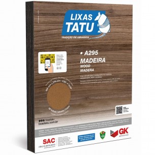 Lixa Madeira Tatu 80 . / Kit C/ 50 Peca