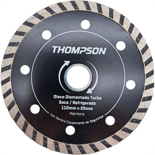 Disco Diamantado Thompson Turbo Seco / Refrigerado 110Mm X 20Mm - 693 Disco Diamantado Thompson Turbo Seco / Refrigerado 110Mm X 20Mm - 693