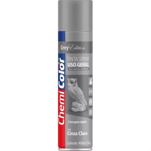 Spray Chemicolor Cinza Claro 400Ml/250G.