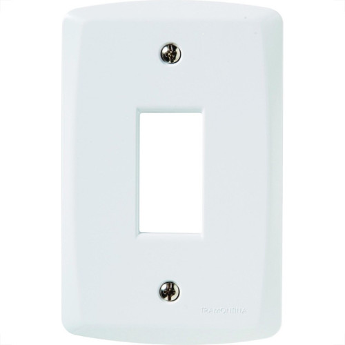 Placa Conjunto Modular Tramontina Lux 4X2 - 1 Modulo Vertical 57105003 Placa Conjunto Modular Tramontina Lux 4X2 - 1 Modulo Vertical 57105003