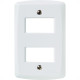 Placa Conjunto Modular Tramontina Lux 4X2 - 2 Modulos Separados 57105206 Placa Conjunto Modular Tramontina Lux 4X2 - 2 Modulos Separados 57105206