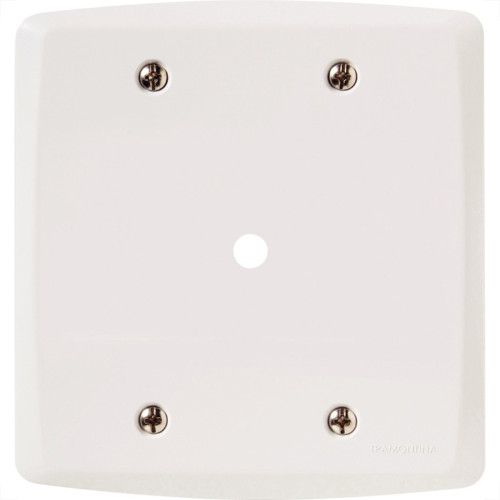 Placa Conjunto Modular Tramontina Lux 4X4 - 1 Furo 57105/022 Placa Conjunto Modular Tramontina Lux 4X4 - 1 Furo 57105/022
