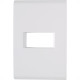 Placa Conjunto Modular Tramontina Liz 4X2 - 1 Modulo Horizontal 57106/204