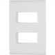 Placa Conjunto Modular Tramontina Liz 4X2 - 2 Modulos Separados 57106/206