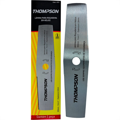 Lamina Para Rocadeira Helice Thompson Furo 1'' Lamina Para Rocadeira Helice Thompson Furo 1''