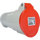 Acoplamento Industrial Femea Steck Newkon 2 Polos+Terra 380V. A 440V. 32A. Vermelho N3259 Acoplamento Industrial Femea Steck Newkon 2 Polos+Terra 380V. A 440V. 32A. Vermelho N3259