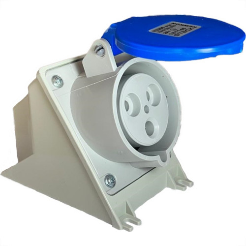 Tomada Industrial Sobrepor Steck Newkon 2 Polos+Terra 200V. A 250V. 16A. Azul - N3006 Tomada Industrial Sobrepor Steck Newkon 2 Polos+Terra 200V. A 250V. 16A. Azul - N3006