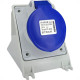 Tomada Industrial Sobrepor Steck Newkon 3 Polos+Terra 200V. A 250V. 16A. Azul - N4009 Tomada Industrial Sobrepor Steck Newkon 3 Polos+Terra 200V. A 250V. 16A. Azul - N4009