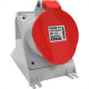 Tomada Industrial Sobrepor Steck Newkon 3 Polos+Terra 380V. A 440V. 32A. Vermelha - N4206 Tomada Industrial Sobrepor Steck Newkon 3 Polos+Terra 380V. A 440V. 32A. Vermelha - N4206