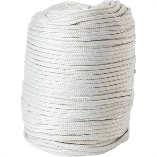Corda Seda Firmeza 4Mm Branca 230M Carretel