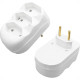 Pino 3 Saidas Flp Reto 2 Polos 10A. Branco - Kit C/10 Pecas Pino 3 Saidas Flp Reto 2 Polos 10A. Branco - Kit C/10 Pecas