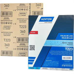 Lixa D Agua Norton 360 - Kit C/50 Pecas