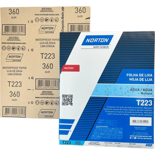 Lixa D Agua Norton 360 - Kit C/50 Pecas Lixa D Agua Norton 360 - Kit C/50 Pecas