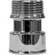 Extensao Latao Cromada Metais Rei 3/4'' Curta - Kit C/6 Pecas Extensao Latao Cromada Metais Rei 3/4'' Curta - Kit C/6 Pecas