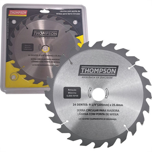 Serra Circular Widea Thompson 9.1/4''X 24 Dentes X 25Mm Serra Circular Widea Thompson 9.1/4''X 24 Dentes X 25Mm