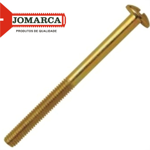 Parafuso Para Cama Jomarca 1/4'' X 110Mm Fenda Com Porca Parafuso Para Cama Jomarca 1/4'' X 110Mm Fenda Com Porca