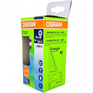 Lampada Compacta Osram Espiral 20Wx220V.