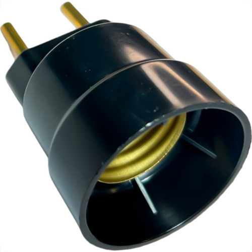 Pino Porta Lampada Ilumi 10A. Baquelite Com Bucha Latao - 1701Pct - Kit C/10 Pecas