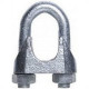 Clips Para Cabo Aco Frati 3/8'' - Kit C/5 Pecas Clips Para Cabo Aco Frati 3/8'' - Kit C/5 Pecas