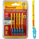 Serra Tico-Tico Lamina Starrett Metal Bi-Metal Com 5 Pecas Bu224S - 50Mm - 24T Serra Tico-Tico Lamina Starrett Metal Bi-Metal Com 5 Pecas Bu224S - 50Mm - 24T