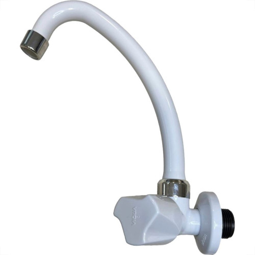 Torneira Bica Movel Pia Parede Abs Viqua Foz - C-40 Branca Torneira Bica Movel Pia Parede Abs Viqua Foz - C-40 Branca