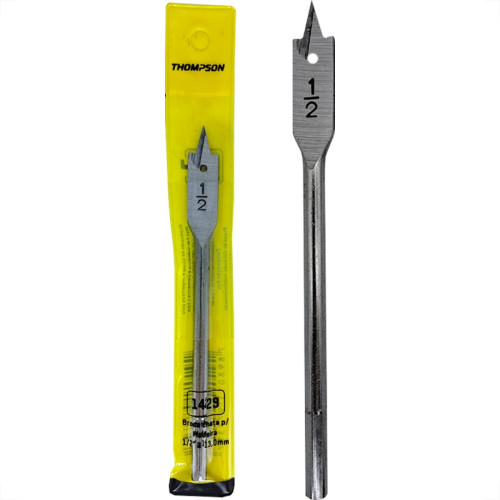 Broca Chata Madeira Thompson 1/2'' Broca Chata Madeira Thompson 1/2''