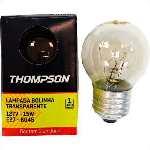 Lampada Colorida Thompson 15Wx127V. Clara - Kit C/10 Pecas Lampada Colorida Thompson 15Wx127V. Clara - Kit C/10 Pecas