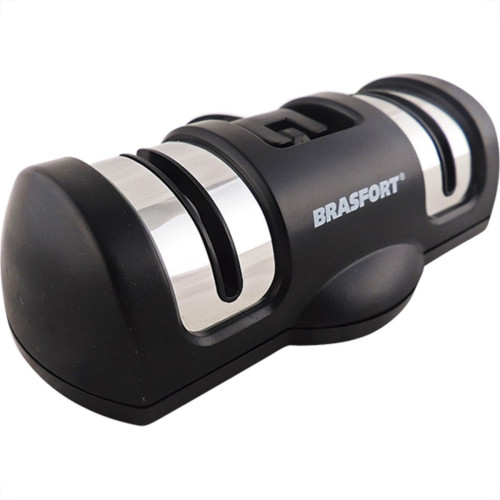 Afiador Para Faca Brasfort Chef 2 Em 1 Com Ventosa - 7457 Afiador Para Faca Brasfort Chef 2 Em 1 Com Ventosa - 7457