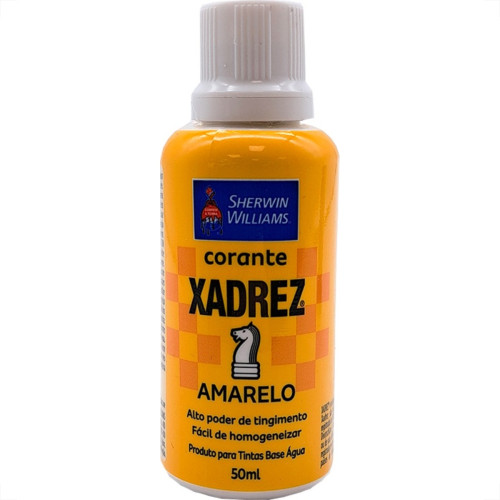 Corante Para Tinta Xadrez Amarelo (50Ml) - Kit C/12 Pecas Corante Para Tinta Xadrez Amarelo (50Ml) - Kit C/12 Pecas