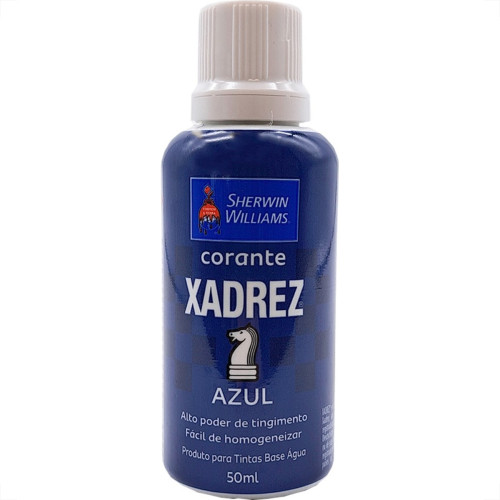 Corante Para Tinta Xadrez Azul (50Ml) - Kit C/12 Pecas Corante Para Tinta Xadrez Azul (50Ml) - Kit C/12 Pecas