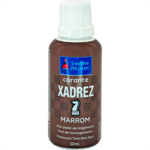Corante Para Tinta Xadrez Marrom (50Ml) - Kit C/12 Pecas Corante Para Tinta Xadrez Marrom (50Ml) - Kit C/12 Pecas