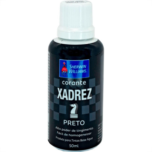 Corante Para Tinta Xadrez Preto (50Ml) - Kit C/12 Pecas Corante Para Tinta Xadrez Preto (50Ml) - Kit C/12 Pecas