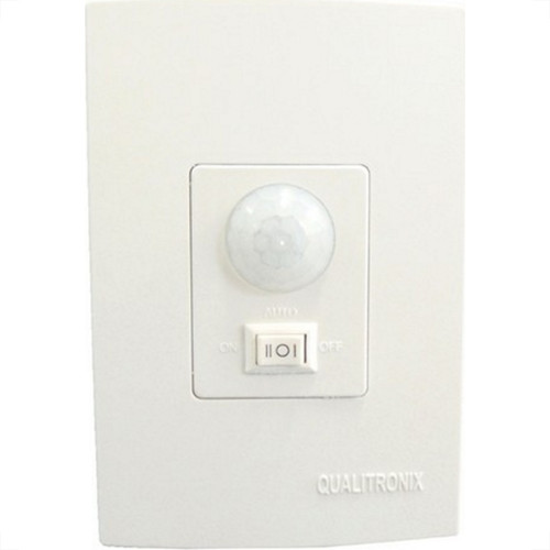 Sensor De Presenca + Fotocelula Qualitronix Embutir 180º Com Chave - Qi6M Sensor De Presenca + Fotocelula Qualitronix Embutir 180º Com Chave - Qi6M