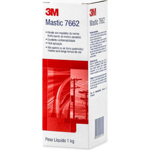 Massa Calafetar 3M Mastic 1Kg 7662 Massa Calafetar 3M Mastic 1Kg 7662