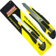 Estilete Estreito Thompson Cabo Emborrachado Com 2 Laminas Extras 9Mm Estilete Estreito Thompson Cabo Emborrachado Com 2 Laminas Extras 9Mm
