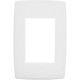 Placa Conjunto Modular Pialplus 4X2 - 3 Modulos Horizontais 8503
