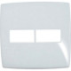 Placa Conjunto Modular Pialplus 4X4 - 1 Modulo Horiz. + 1 Modulo Horizontal 618511