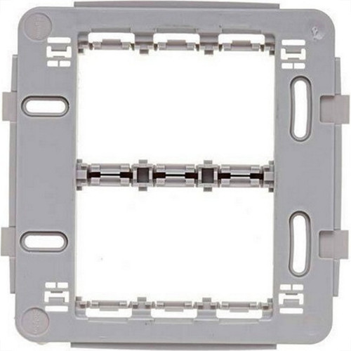 Suporte Modular Pialplus Placa 4X4 - 6 Horizontal - 12124 Suporte Modular Pialplus Placa 4X4 - 6 Horizontal - 12124