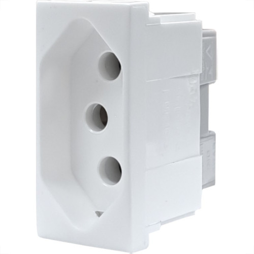 Modulo Pial Plus 1 Tomada 20A. Branco - 615060 Modulo Pial Plus 1 Tomada 20A. Branco - 615060