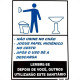 Placa Look 15X20Cm (Sanitario Masculino Educativo) - Kit C/5 Pecas Placa Look 15X20Cm (Sanitario Masculino Educativo) - Kit C/5 Pecas