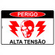 Placa Look 20X30Cm (Alta Tensao) - Kit C/5 Pecas Placa Look 20X30Cm (Alta Tensao) - Kit C/5 Pecas